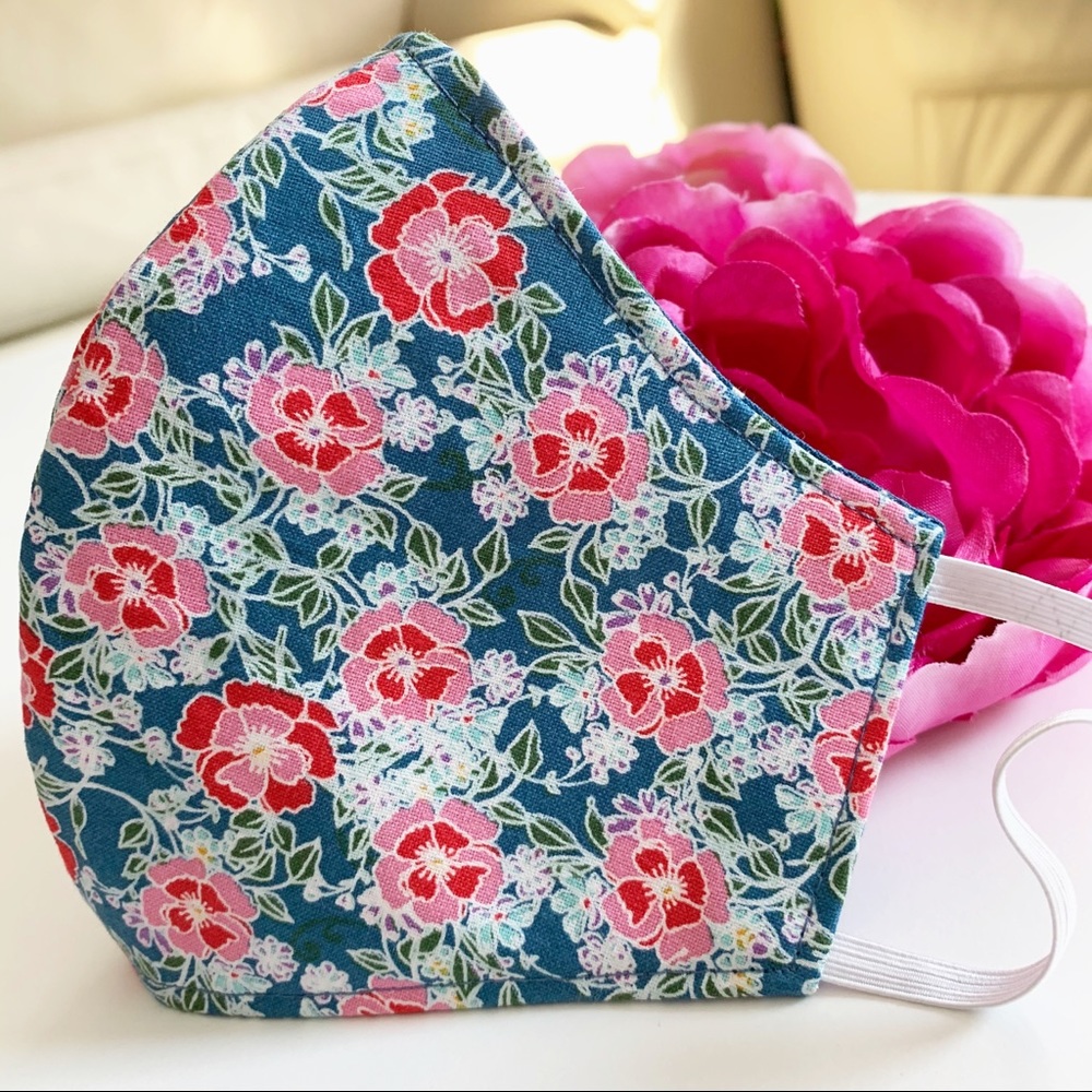 3/$25 Triple Layer Handmade Face Mask